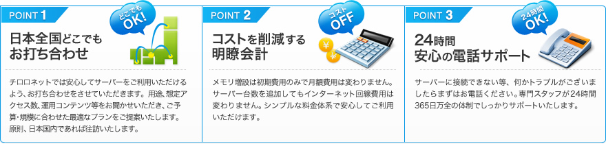 日本全国どこでもお打ち合わせ　コストを削減する明瞭会計　24時間安心の電話サポート